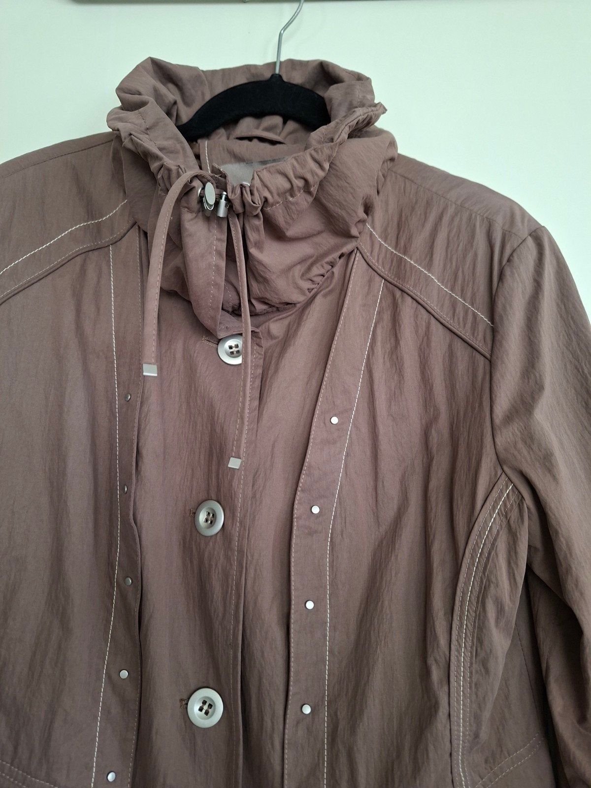 Gelco tussenjas bruin/taupe maat 42 zgan, Bruin, Gelco, Maat 42/44 (L), Ophalen of Verzenden