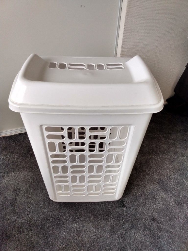 Wasbox / wasmand, Ophalen, Zo goed als nieuw, Wasmand, Wit