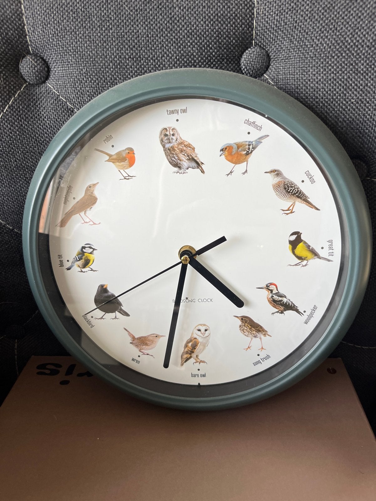 Wandklok met vogelgeluiden, Ophalen, Gebruikt, Vogelgeluiden, Wandklok