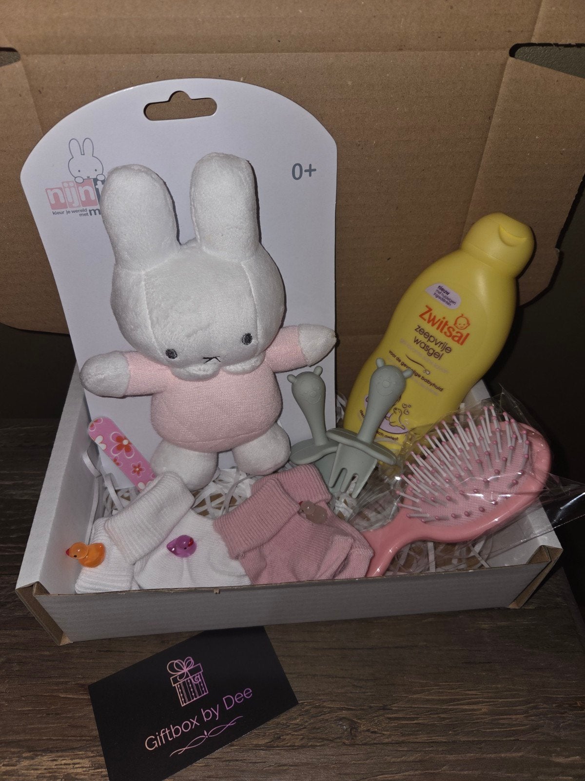 Roze Nijntje Giftbox - Perfect Kraamcadeau!, Kinderen en Baby's, Ophalen of Verzenden, Nieuw, Kraamcadeau