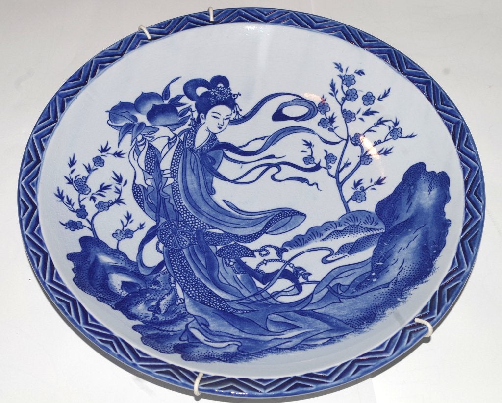 wandbord (Chinees, Guanyin), Antiek en Kunst, Ophalen