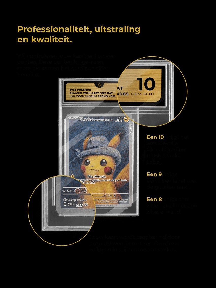 Pikachu van Gogh 10 gem mint 🏅 Sta open voor trades, Ophalen, Nieuw