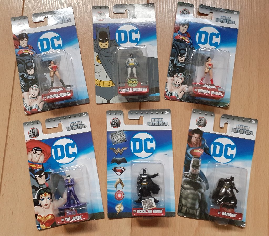 Verschillende Nano metalen DC actie figs, Ophalen, Nieuw
