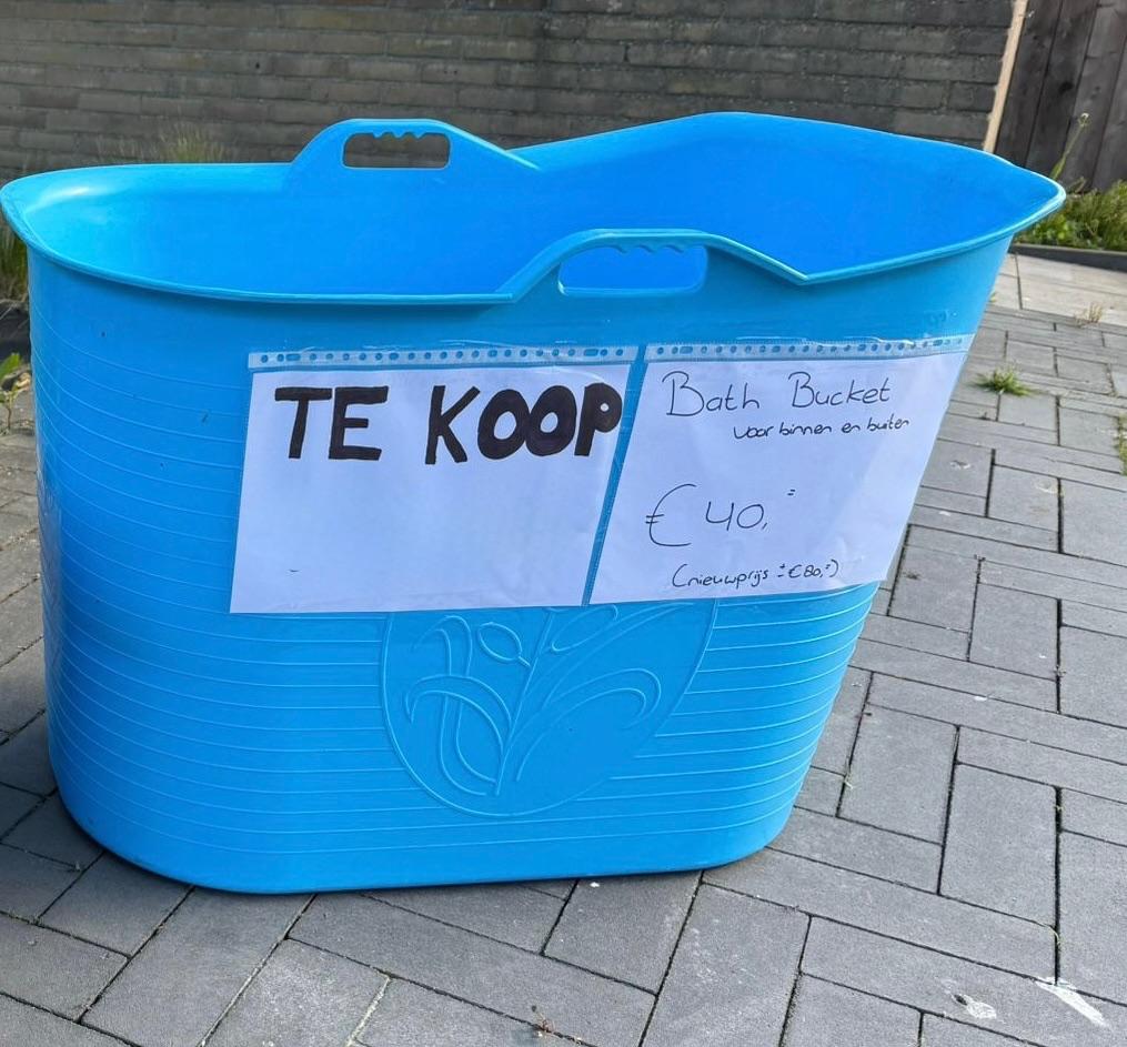 Bath bucket (185 liter), Ophalen, Gebruikt, 75 cm of meer, Overige typen