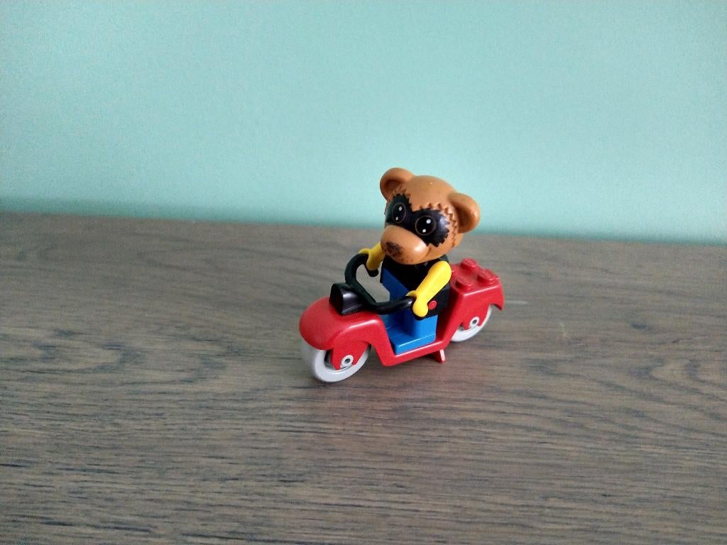 Lego Fabuland Ricky Raccoon 324 Scooter, Ophalen of Verzenden, Zo goed als nieuw, Complete set, Lego