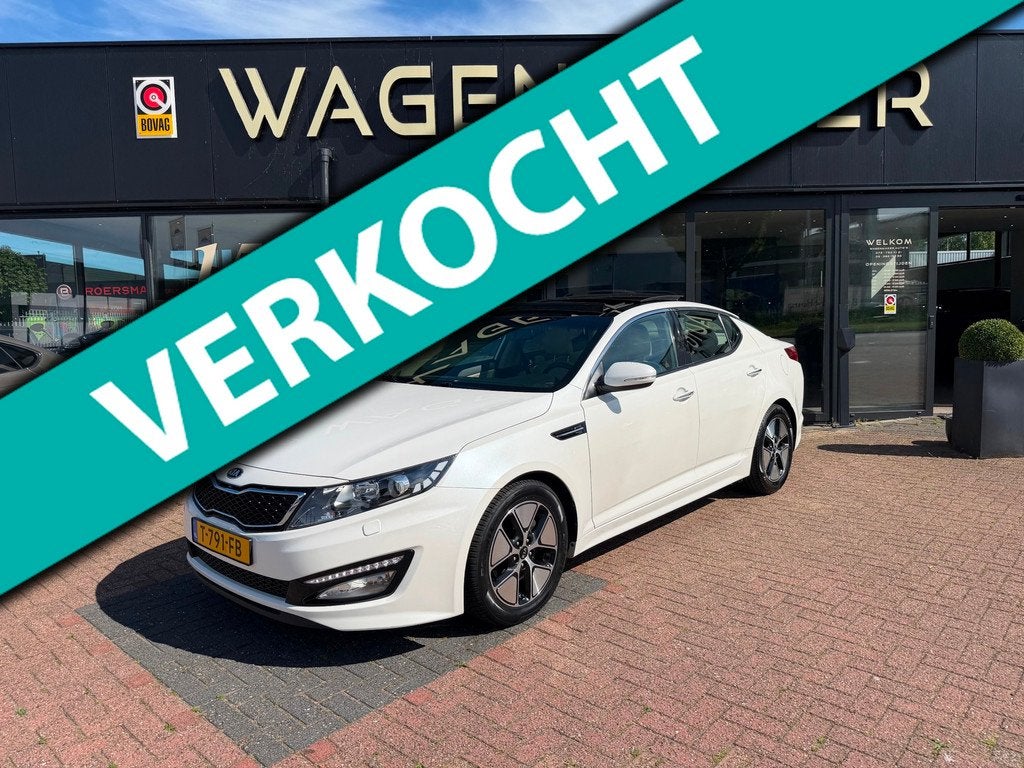 Kia Optima 2.0 CVVT Hybrid Super Pack, Auto's, Kia, Bedrijf, Te koop, Optima, ABS, Achteruitrijcamera, Airbags, Airconditioning