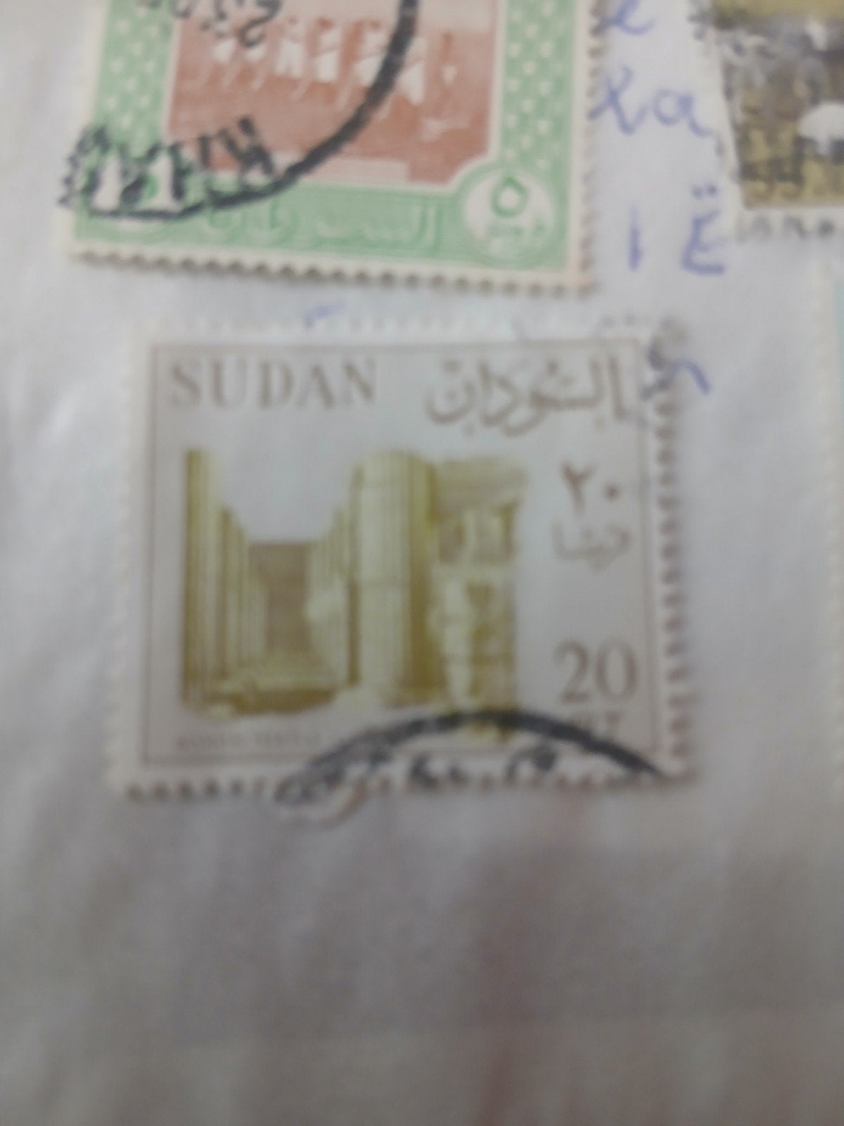 Verzameling gestempelde postzegels uit Sudan, Ophalen of Verzenden