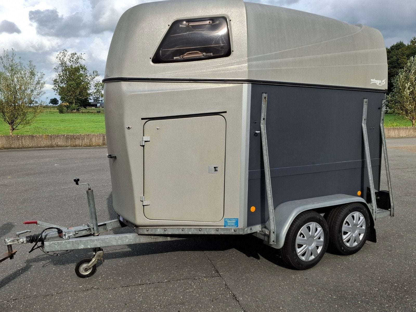 Sluis2Paardstrailer  bj 2009, Dieren en Toebehoren, Ophalen, Hout