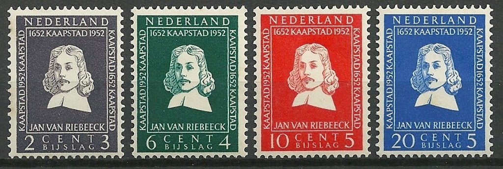 Nederland - NVPH 578-581** [1952], Verzenden, Na 1940, Postfris