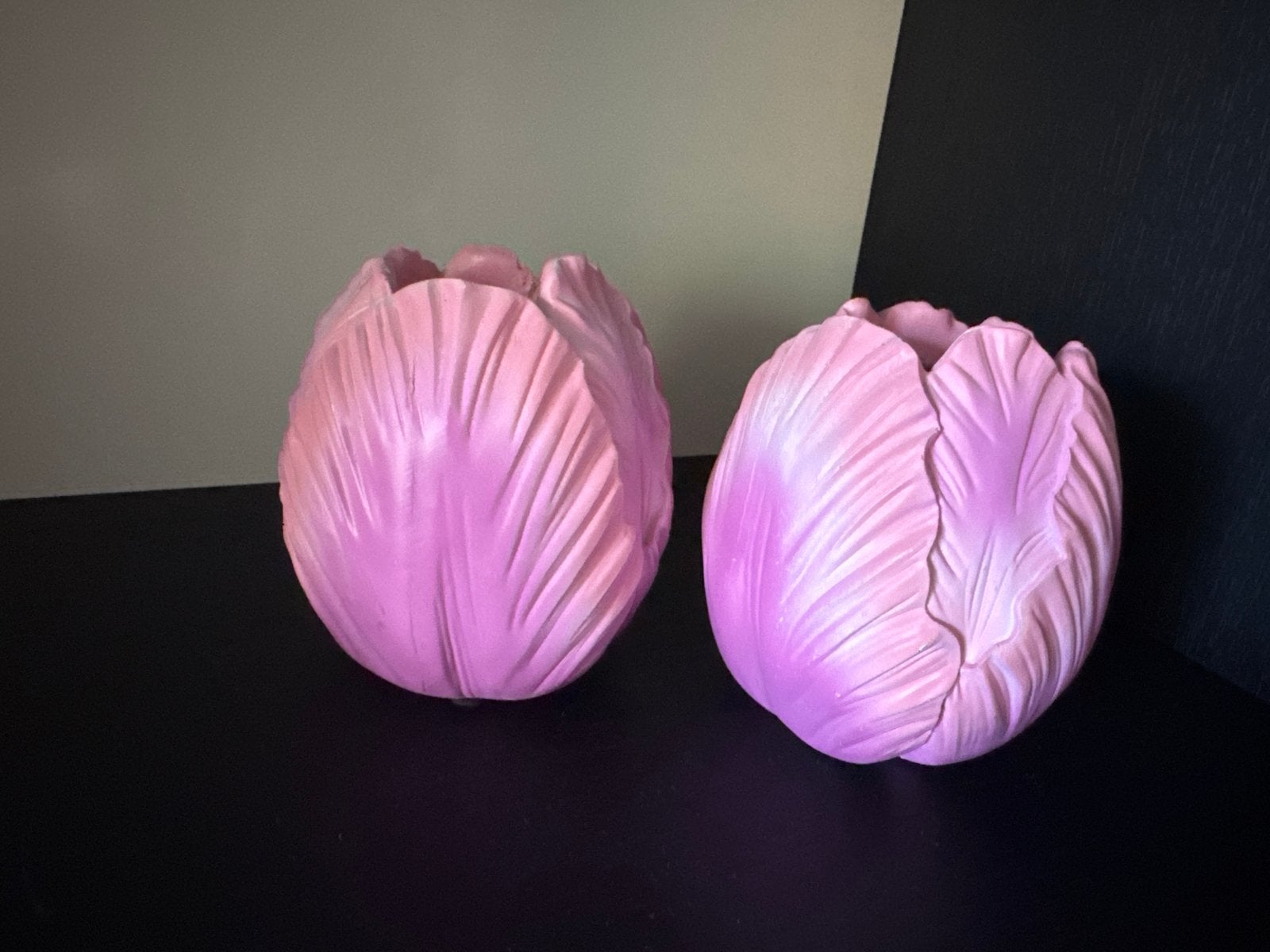Daan Kromhout Vaasjes Tulp Vorm - Set van 2 Roze, Ophalen of Verzenden, Handgemaakt, Roze