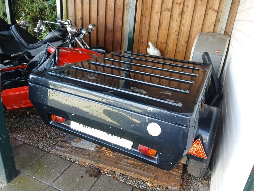 Aanhangertje voor trike, Ophalen