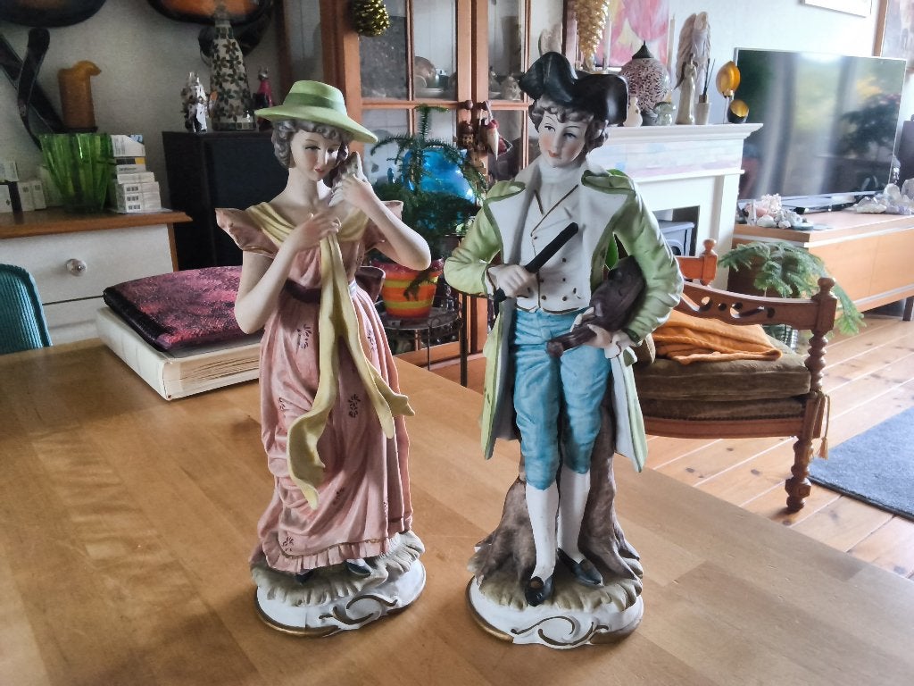 2 beeldjes, Ophalen of Verzenden, Zo goed als nieuw, Mens