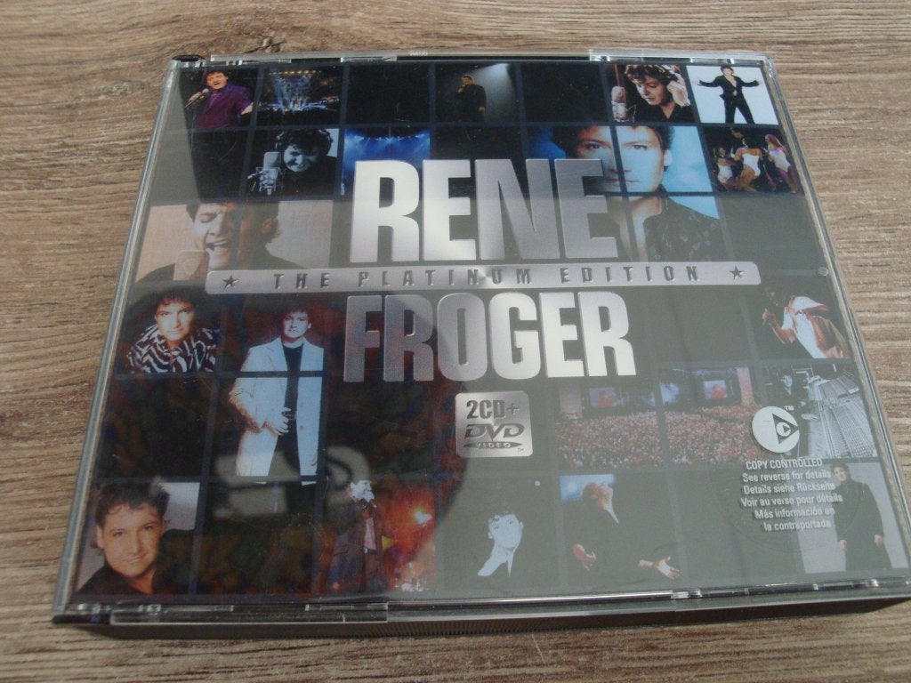 rene froger-dubbel cd en dvd, Ophalen of Verzenden, Gebruikt, Pop