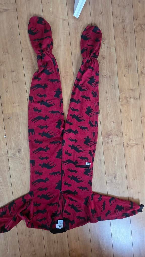 Abdl onesie met elandenprint merk Lazy One, Ophalen of Verzenden