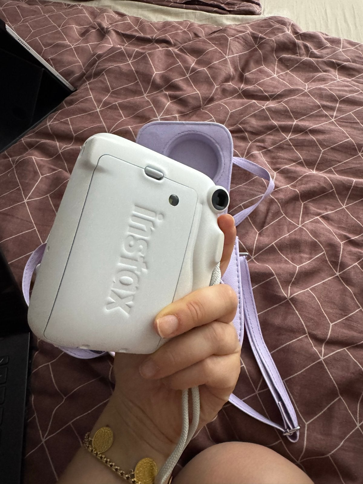 Instax Mini 11 Instant Camera met hoesje, Audio, Tv en Foto, Fotocamera's Digitaal, Ingebouwde flitser, Instant camera, Ophalen of Verzenden