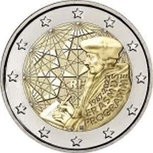 2 Euro Frankrijk 2022 UNC - 35 jaar Erasmus Programma, Postzegels en Munten, Ophalen of Verzenden, Frankrijk, 2 euro, Losse munt