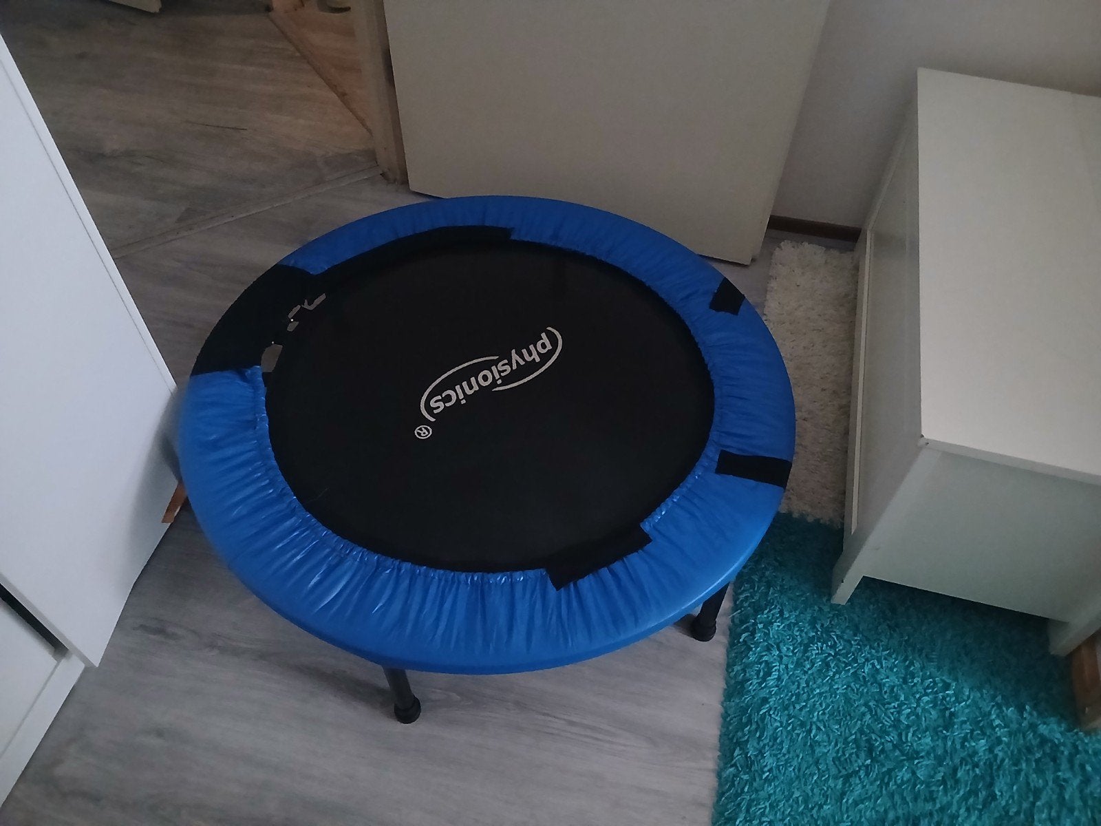 Physionics Fitness Trampoline - Blauw, Ophalen, Gebruikt