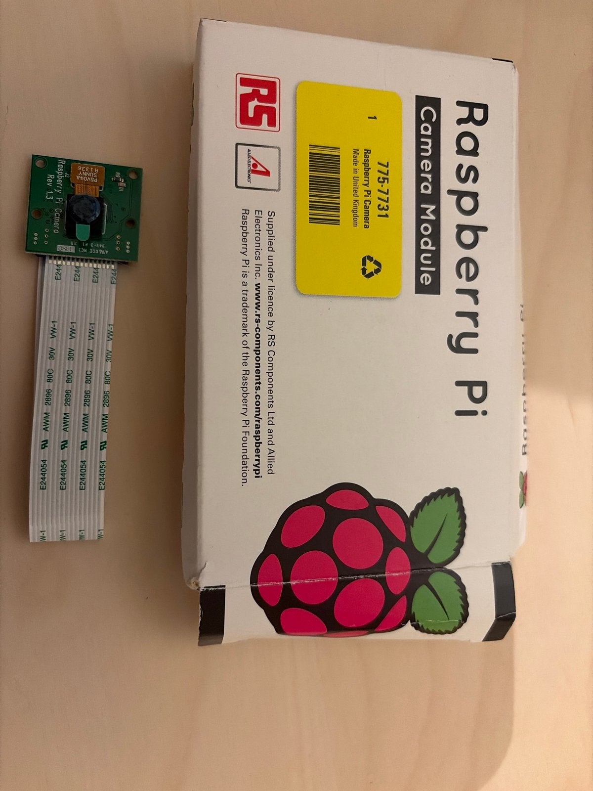 Raspberry Pi Camera Module Rev 1.3, Computers en Software, Nieuw, Ophalen of Verzenden, ChromeOS, Fotofunctie