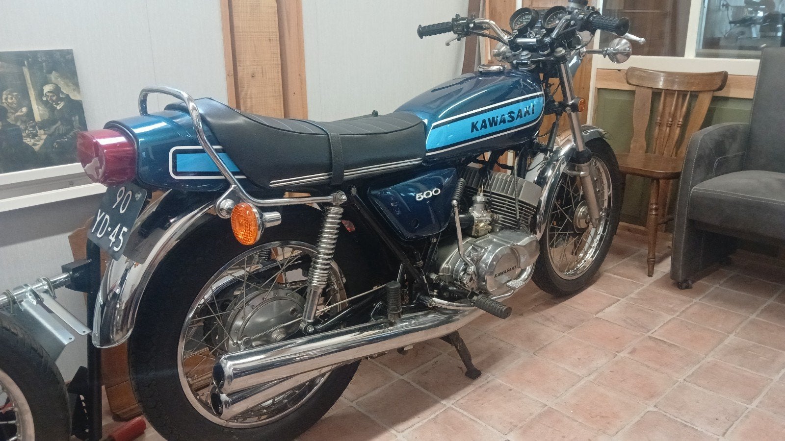 Te koop gevraagd motor blok kawa 3cil H1 1974, Ophalen of Verzenden, Gebruikt