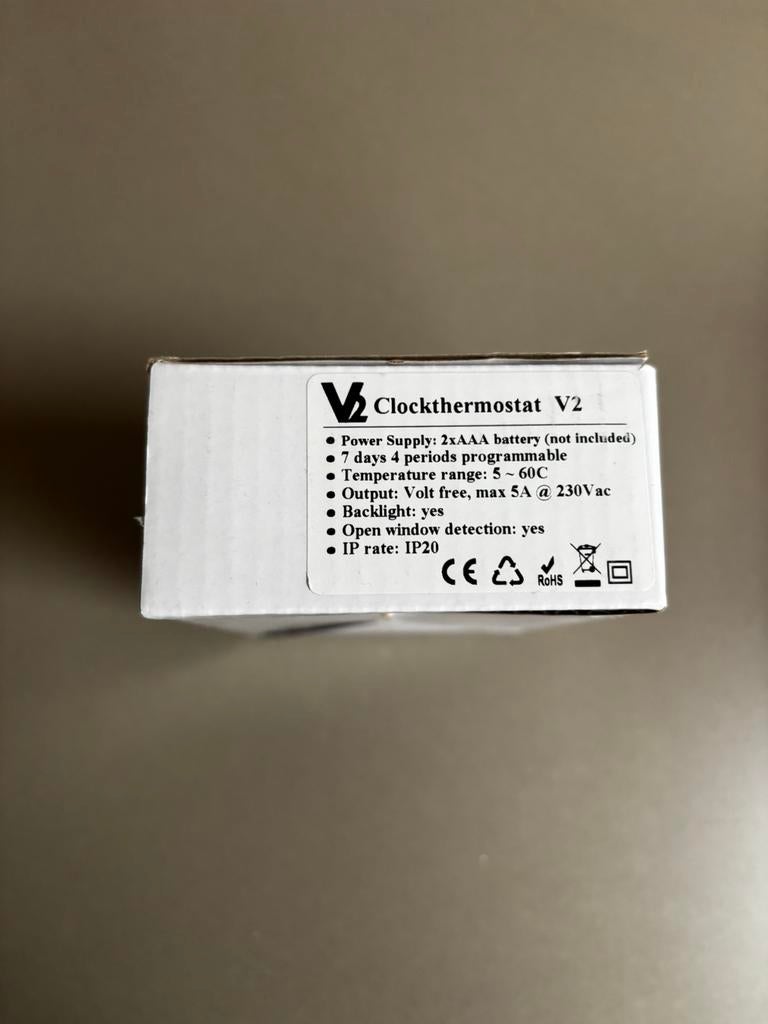 Klokthermostaat V2, Ophalen of Verzenden, Zo goed als nieuw