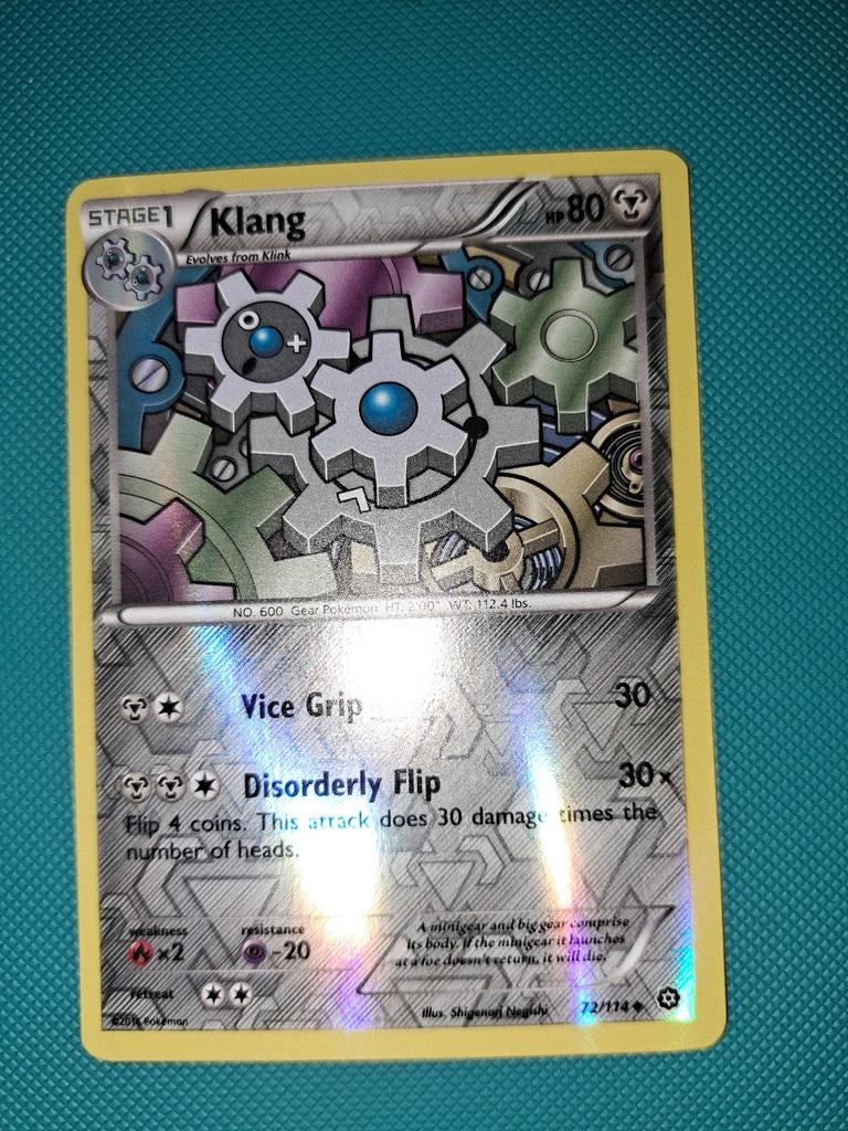 Klang steam stiege . Nm exc, Ophalen of Verzenden, Zo goed als nieuw, Losse kaart, Foil