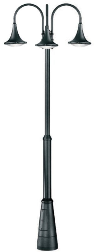NIEUW: Professionele buiten lantaarnpaal 367 cm hoog, Ophalen, Staande lamp, Nieuw, Netvoeding