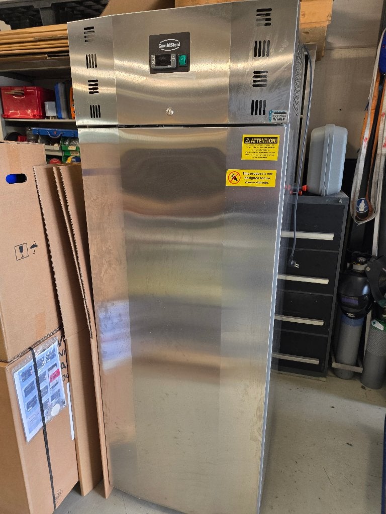 Vrieskast RVS vrijstaand 700 liter, Gebruikt, 160 cm of meer, Ophalen, Vrieskast