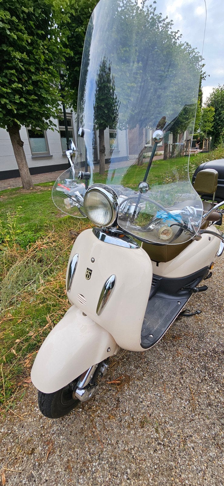 scooter BTC grande retro geel kenteken (zonder koffer)!, Gebruikt, Benzine, 50 cc, Ophalen