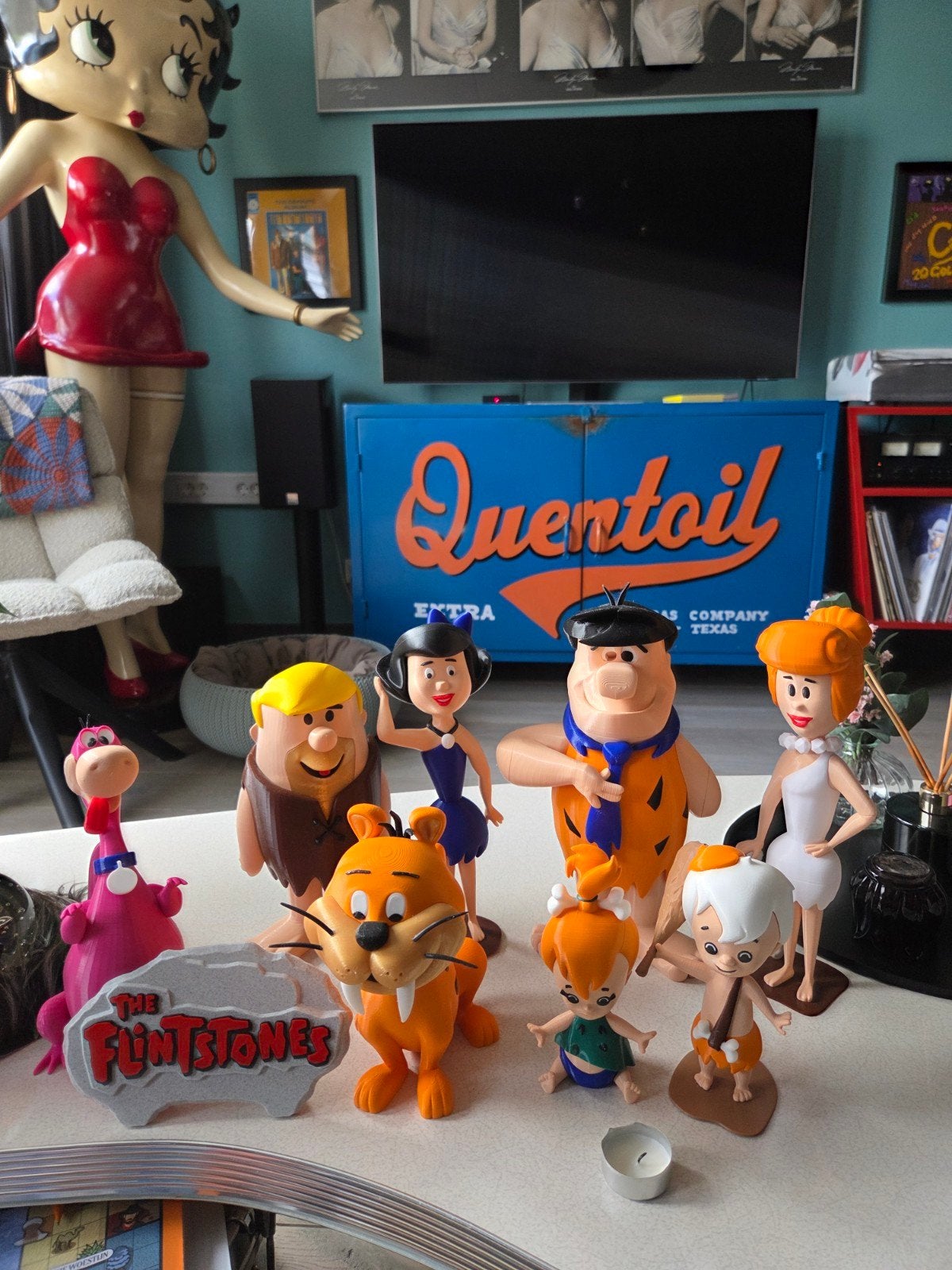 The Flintstones 3d geprint, zie omschrijving, Ophalen, Zo goed als nieuw