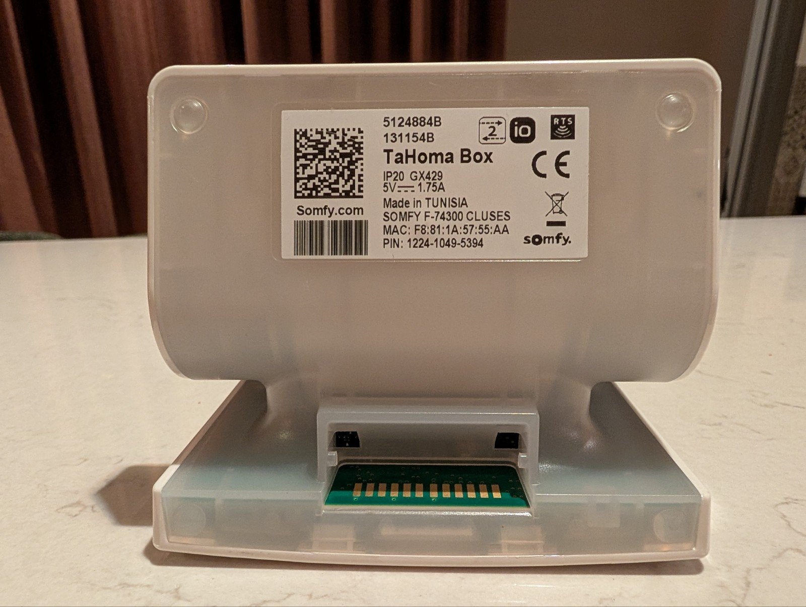 Somfy TaHoma Box, Ophalen of Verzenden, Zo goed als nieuw