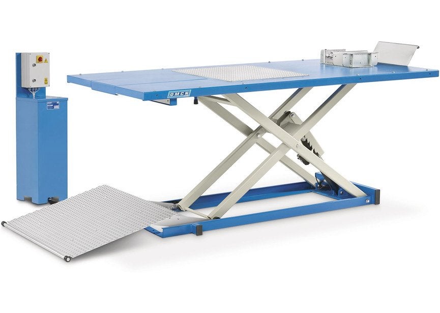 Elektro-hydraulische motohefbrug 500kg tafel 2200x1000mm