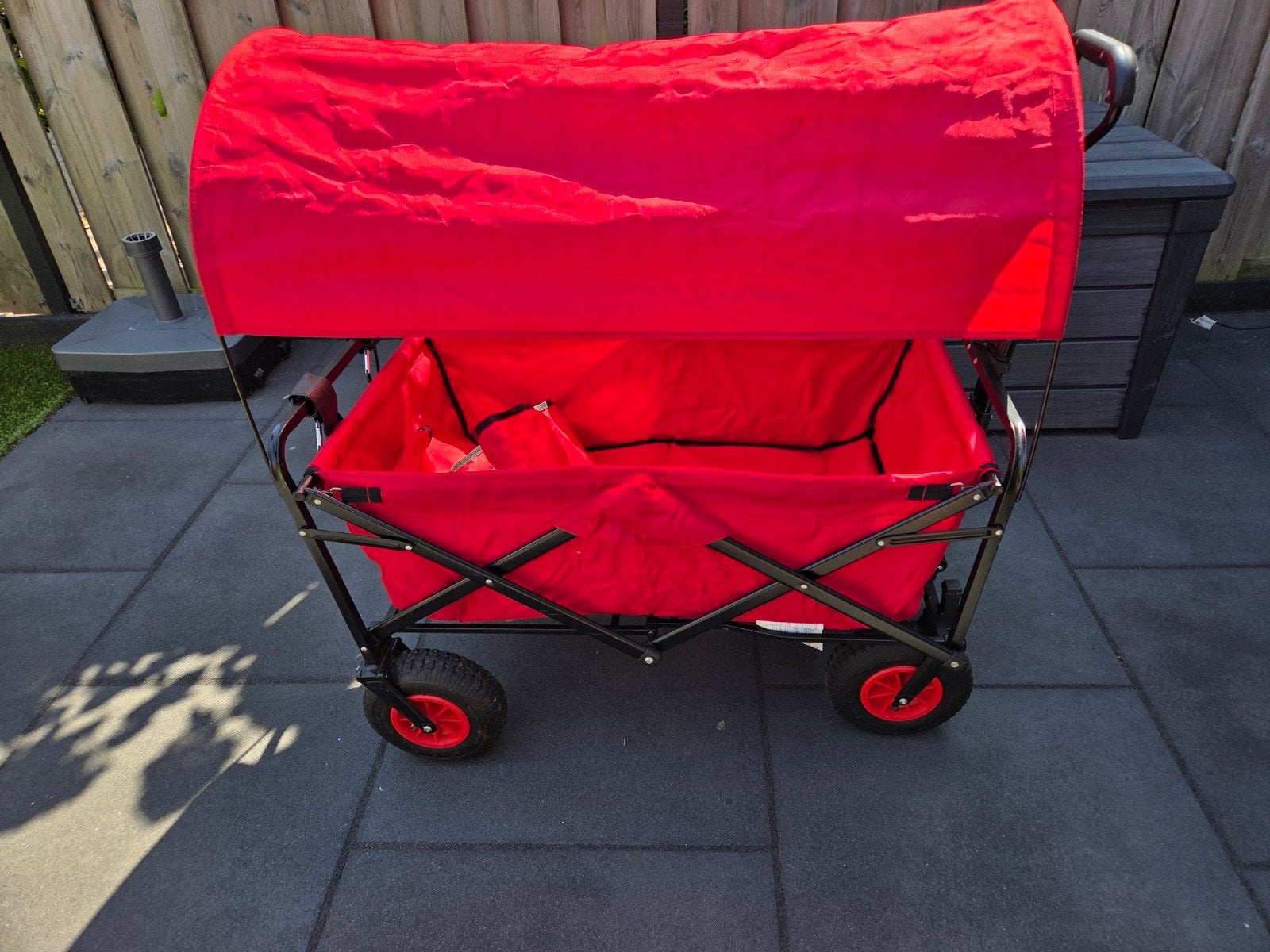 Mac Wagon Bolderkar met luchtbanden, Ophalen, Opvouwbaar, Zo goed als nieuw