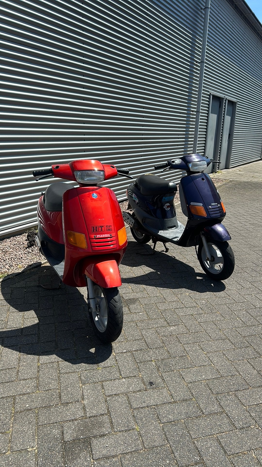 Piaggio zip type 2takt - OPKNAPPERS - 2 stuks 50cc scooter, Ophalen, Zo goed als nieuw, Tweetakt, Zip