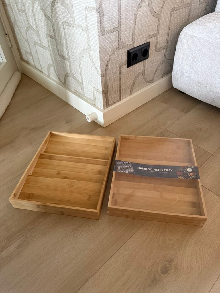 Nieuw! Bamboe kruidenrek 2x, Huis en Inrichting, Keuken | Keukenbenodigdheden, Ophalen, Nieuw