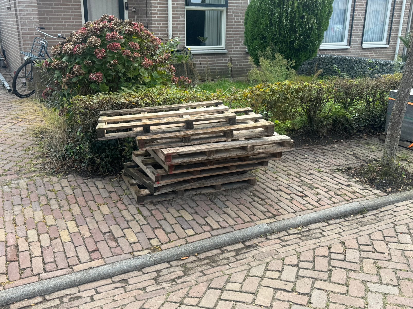 Kachelhout Gratis ophalen, Ophalen, Minder dan 25 mm, Zo goed als nieuw, Pallet