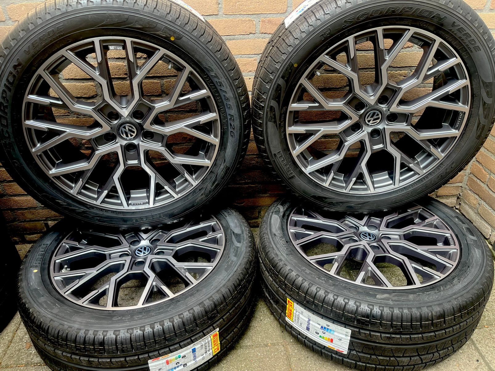 NIEUWE 20” Vw Crafter Amarok Man TGE Pirelli zomerset TPMS, Bestelwagen, 275 mm, Banden en Velgen, Nieuw