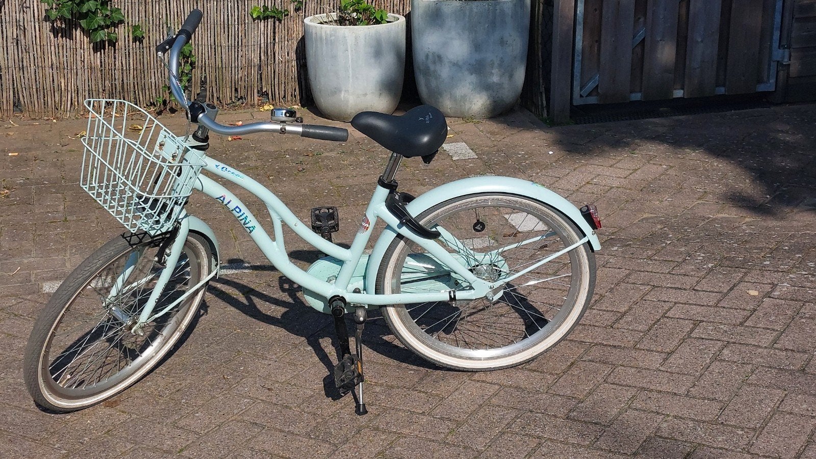 Alpina fiets met mandje - Zo goed als nieuw, Fietsen en Brommers, Terugtraprem, (Extra) lage instap, Zo goed als nieuw, Minder dan 47 cm