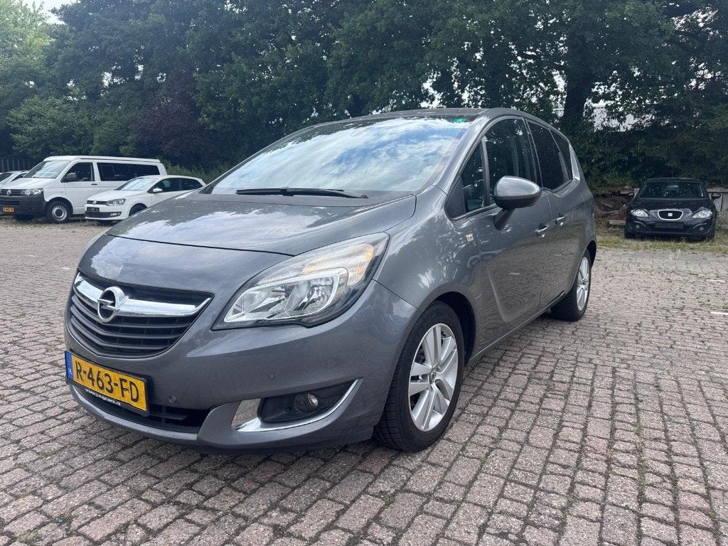Opel Meriva 1.4 Turbo Cosmo 2015 Airco Stoel/Stuurverw Trekh, Voorwielaandrijving, 680 kg, 4 cilinders, Blauw