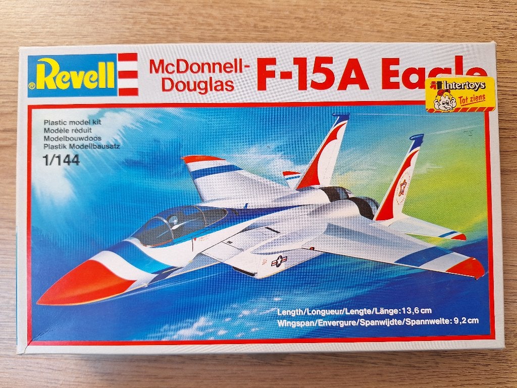1:144 1/144 Revell McDonnell-Douglas F-15A Eagle, Hobby en Vrije tijd, Modelbouw | Vliegtuigen en Helikopters, 1:144 tot 1:200