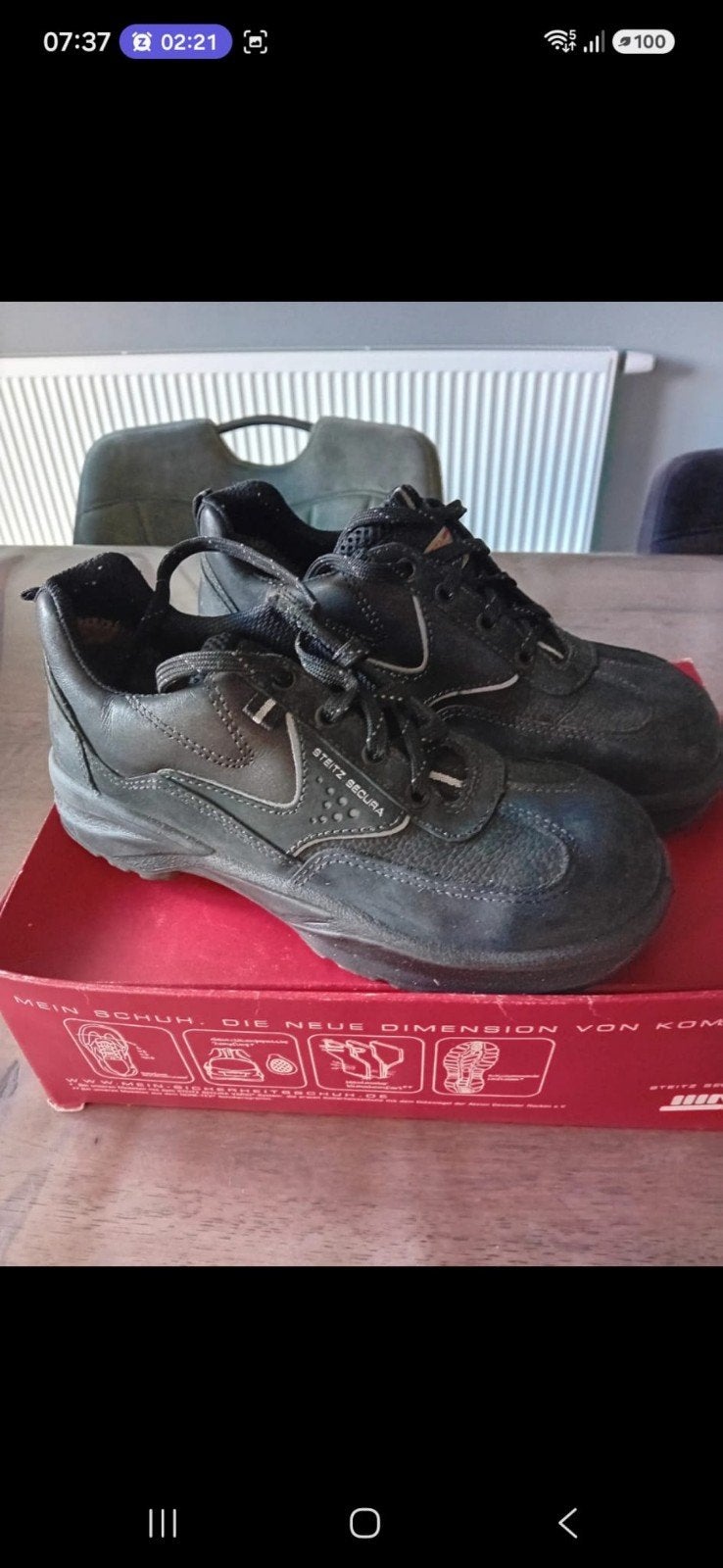 Steitz Secura werkschoenen - Maat 38, Steitz Secura, Zwart, Nieuw, Ophalen of Verzenden