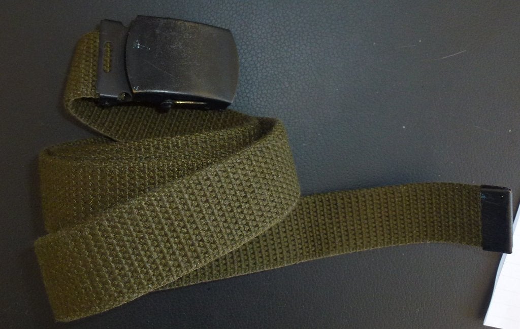 KL riem Landmacht, lengte 115 cm, Ophalen of Verzenden, Landmacht, Nederland, Kleding of Schoenen