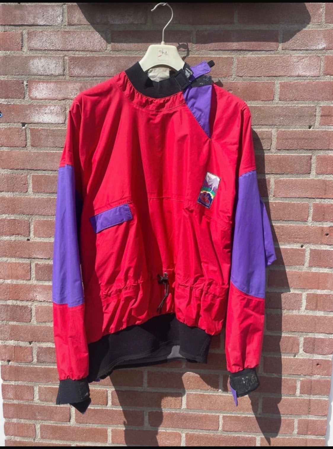 Palm Equipment Anorak Windjack Rood Paars, Watersport en Boten, Ophalen of Verzenden, Gebruikt, Dame of Heer, Overige typen
