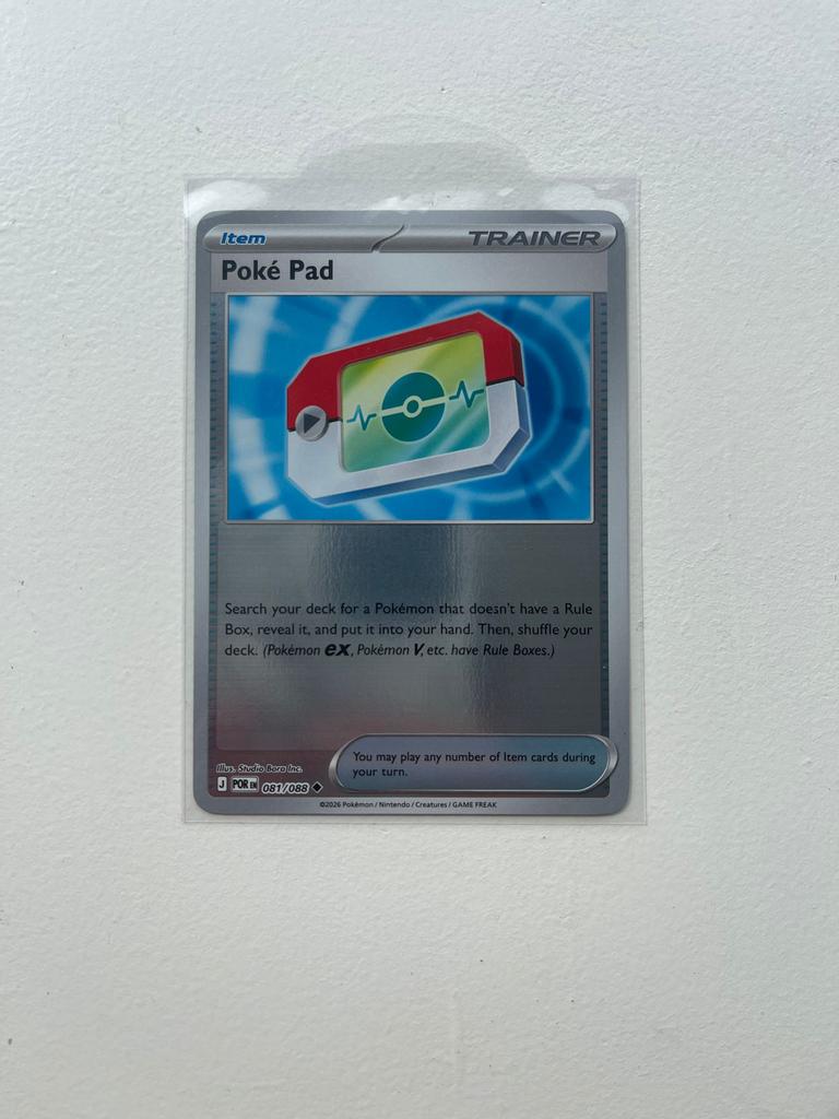 Poke Pad, Ophalen of Verzenden, Nieuw, Losse kaart, Foil
