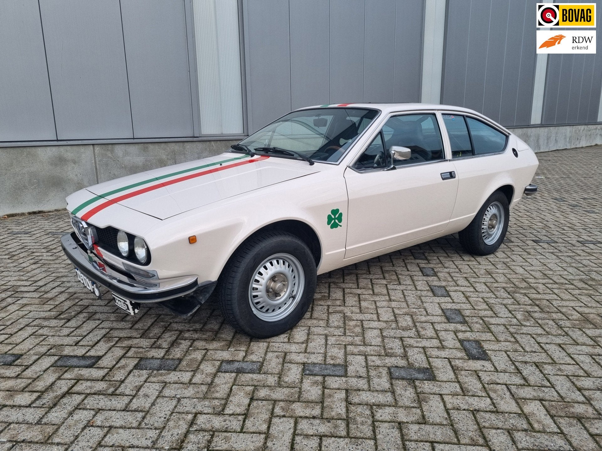 Alfa Romeo Alfetta GT 1.6 - klaar voor mooie rally's-, Auto's, Achterwielaandrijving, Gebruikt, Zwart, 4 cilinders
