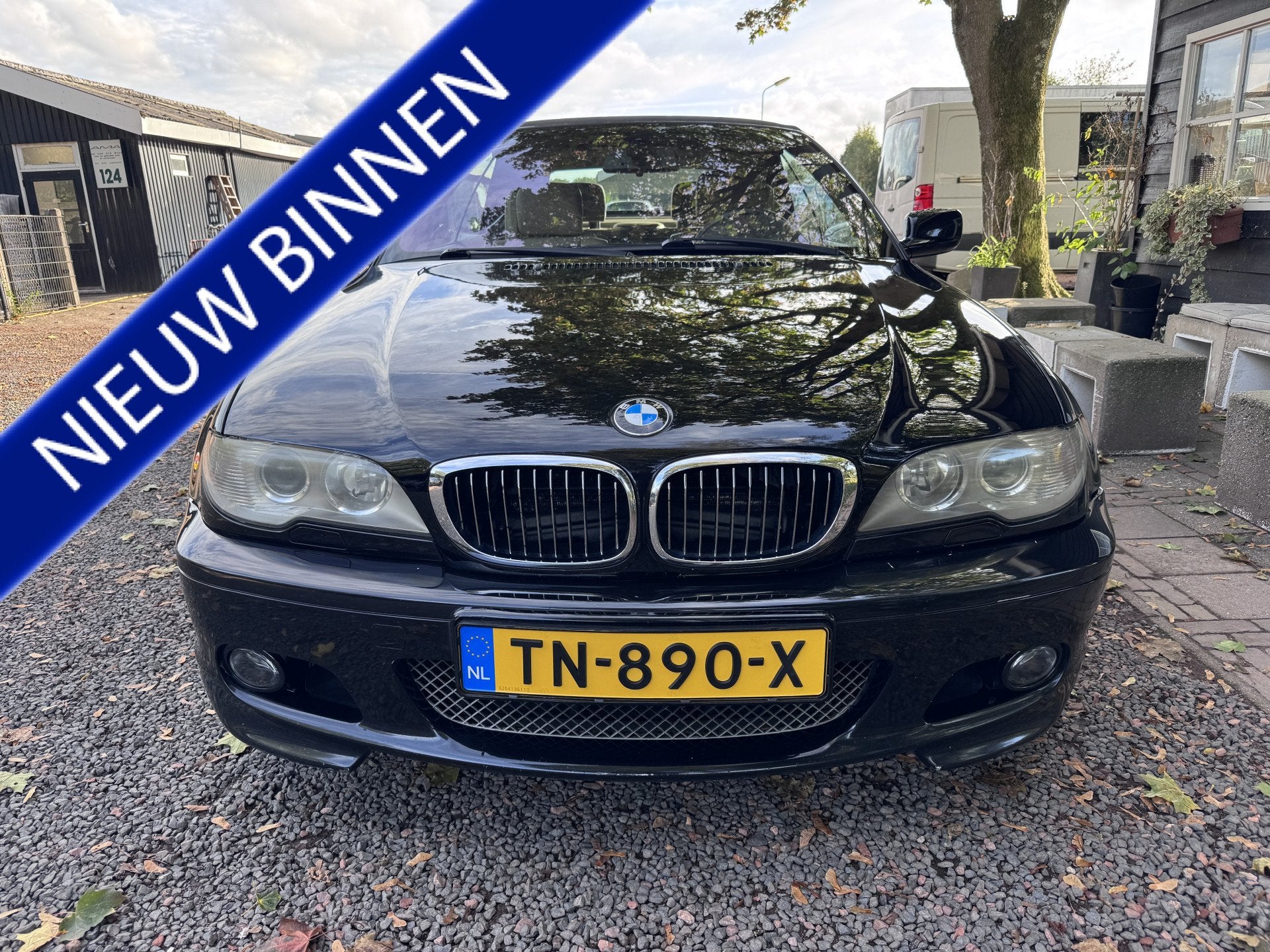 BMW 3 Serie Cabrio 330Ci Executive M-SPORT (bj 2004), Auto's, Gebruikt, Cabriolet, 4 stoelen, Zwart