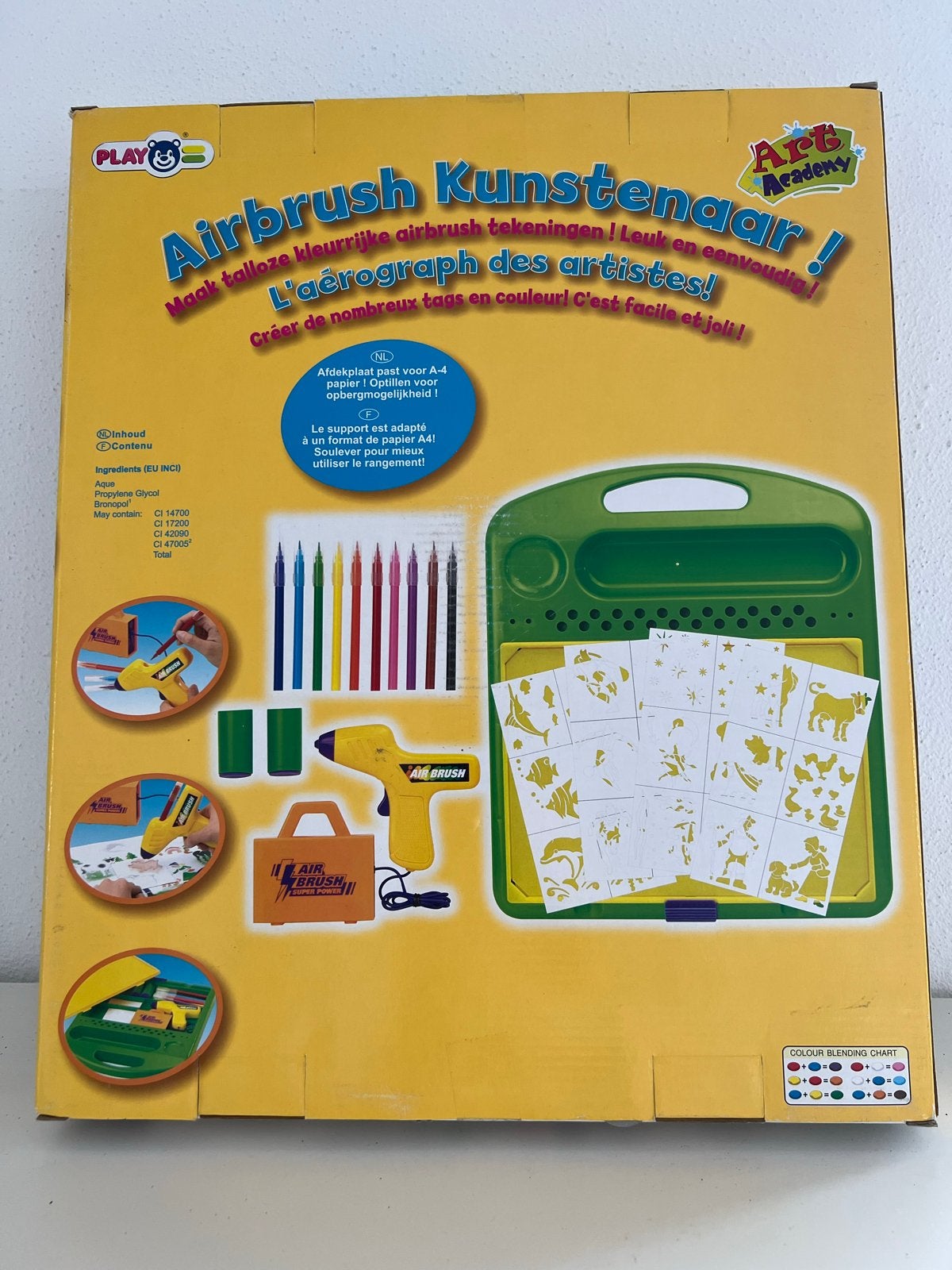 Knutselset: Airbrush Kunstenaar, Spirograph, Mandala Designe, Gebruikt, Dieren, Meerkleurig, Ophalen of Verzenden