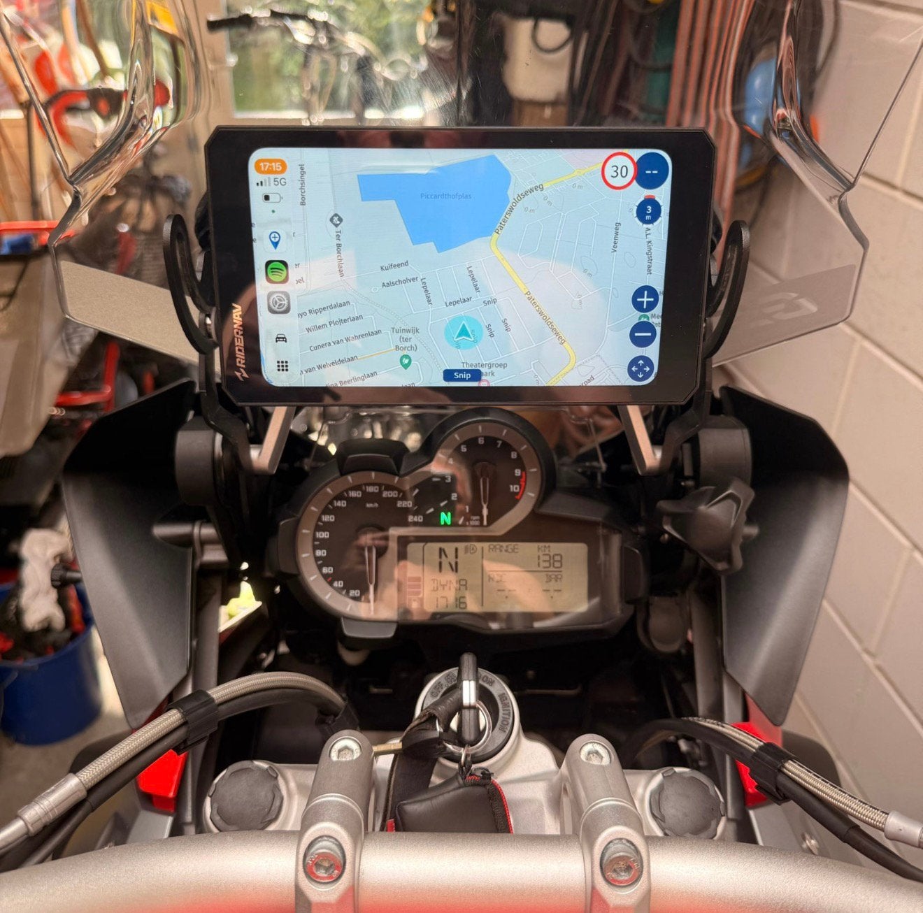 Verstelbare navigatieverhoger carpuride chigee bmw gs xr, Ophalen, Nieuw