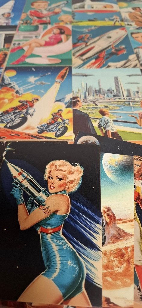 ansichtkaarenset: Space, Verzenden, 1980 tot heden, Overige thema's