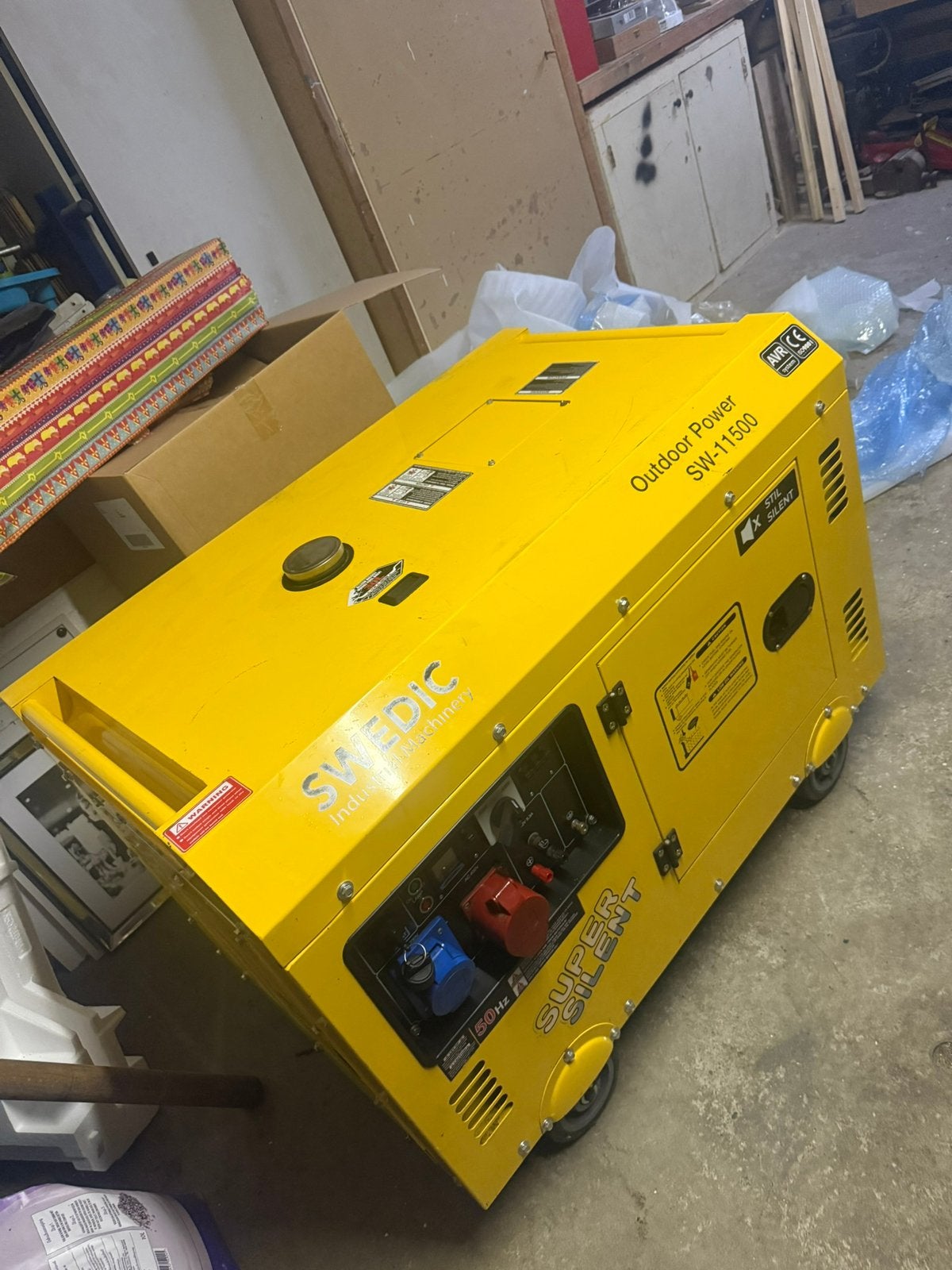 Swedic 10,5kva Aggegraat, Ophalen, Minder dan 5 kVA, Benzine