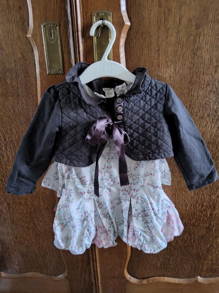 Jottum jurk met bijpassende bolero, maat 80, Kinderen en Baby's, Babykleding | Maat 80, Meisje, Jottum, Ophalen of Verzenden, Zo goed als nieuw